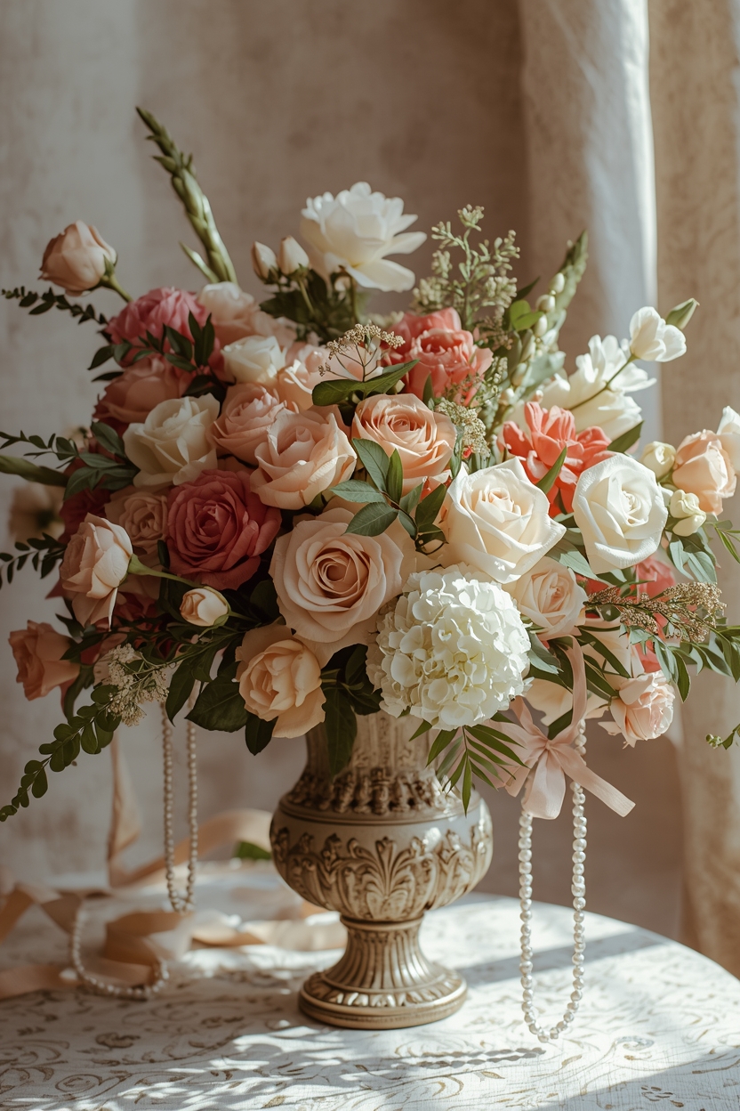 Elegant floral decoration collection