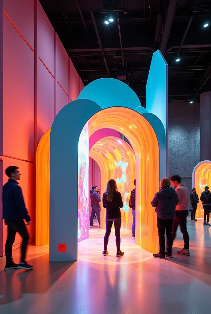 Custom photo zone installation